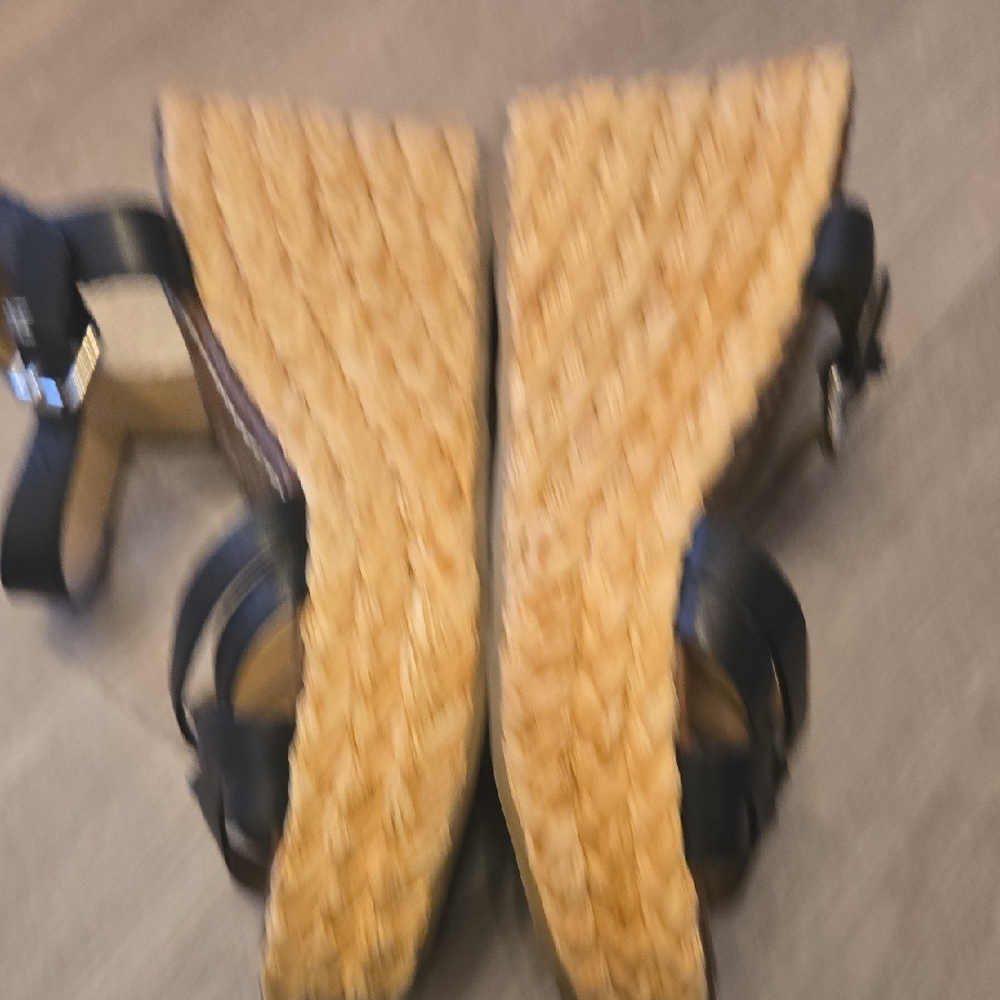 Sam Edelman Black Espadrille Sandals - Picture 6 of 7